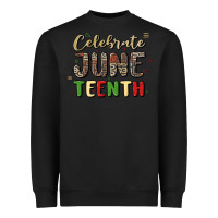 Black celebrate juneteenth Heavyweight Sweatshirt - MaliasSmallBusiness