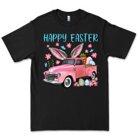 Black Happy Easter truck Premium Tee - OliviaCreatesArt