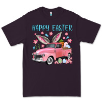 Plum Happy Easter truck Premium Tee - OliviaCreatesArt