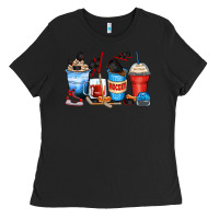 Black hockey begins after coffee cups Ladies Tee - Zillion Design Studio