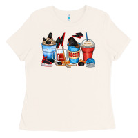 Bone hockey begins after coffee cups Ladies Tee - Zillion Design Studio