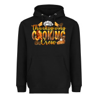 Black Thanksgiving Cooking Crew Heavyweight Hoodie - texasbilliewilder