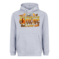 Heather Grey Thanksgiving Cooking Crew Heavyweight Hoodie - texasbilliewilder