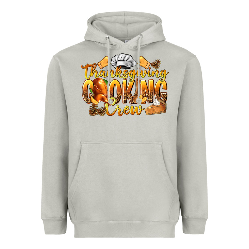 Thanksgiving Cooking Crew Heavyweight Hoodie by texasbilliewilder | Teevron
