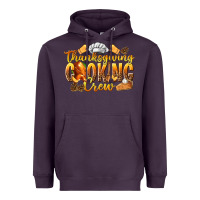Plum Thanksgiving Cooking Crew Heavyweight Hoodie - texasbilliewilder