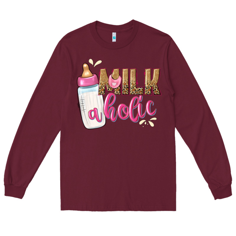 Milkaholic Girls Long Sleeve Tee by NancyCooperArtShop | Teevron