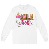 White milkaholic girls Long Sleeve Tee - NancyCooperArtShop