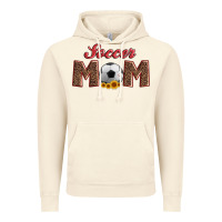 Vintage Artic soccer mom with ball and sunflower Vintage Hoodie - Artiststas