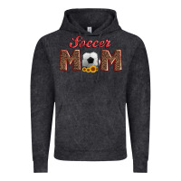 Vintage Black soccer mom with ball and sunflower Vintage Hoodie - Artiststas