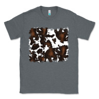 Charcoal Heather cowhide Classic Tee - RanaPortraitStore