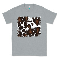 Heather Grey cowhide Classic Tee - RanaPortraitStore