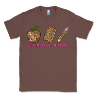 Chestnut teach love inspire leopard Classic Tee - AdoDesignShop