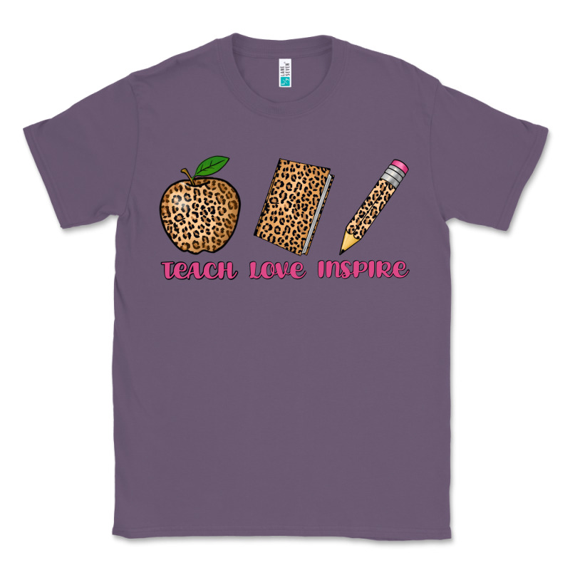 Teach Love Inspire Leopard Classic Tee by AdoDesignShop | Teevron