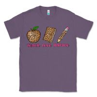 Lavender teach love inspire leopard Classic Tee - AdoDesignShop