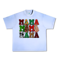 Grape Ice mama mama mama with christmas lights and christmas tree cakes Urban Heavy Tee - AdoDesignShop