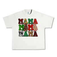 Pistachio mama mama mama with christmas lights and christmas tree cakes Urban Heavy Tee - AdoDesignShop