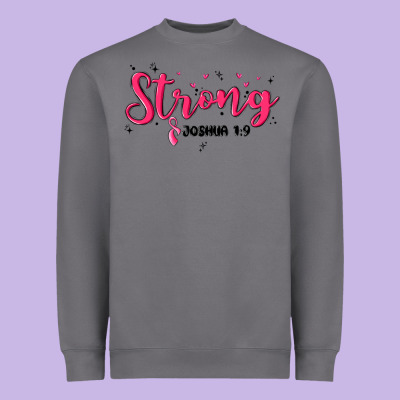 Strong Joshua 1 9 Heavyweight Sweatshirt Designed By Maliassmallbusiness