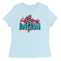 Baby Blue hot mess mom Ladies Tee - Zillion Design Studio