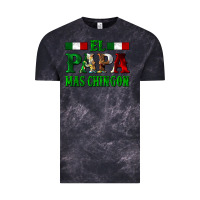 Cloud Black El Papa Mas Chingon Mexican Vintage Tee - LillyAllenDesigns