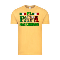 Vintage Mustard El Papa Mas Chingon Mexican Vintage Tee - LillyAllenDesigns