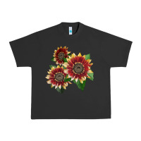 Pigment Black Florenza Sunflower Urban Heavy Tee - LillyAllenDesigns