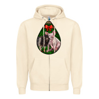 Sandshell christmas pig Zipper Hoodie - LillyAllenDesigns
