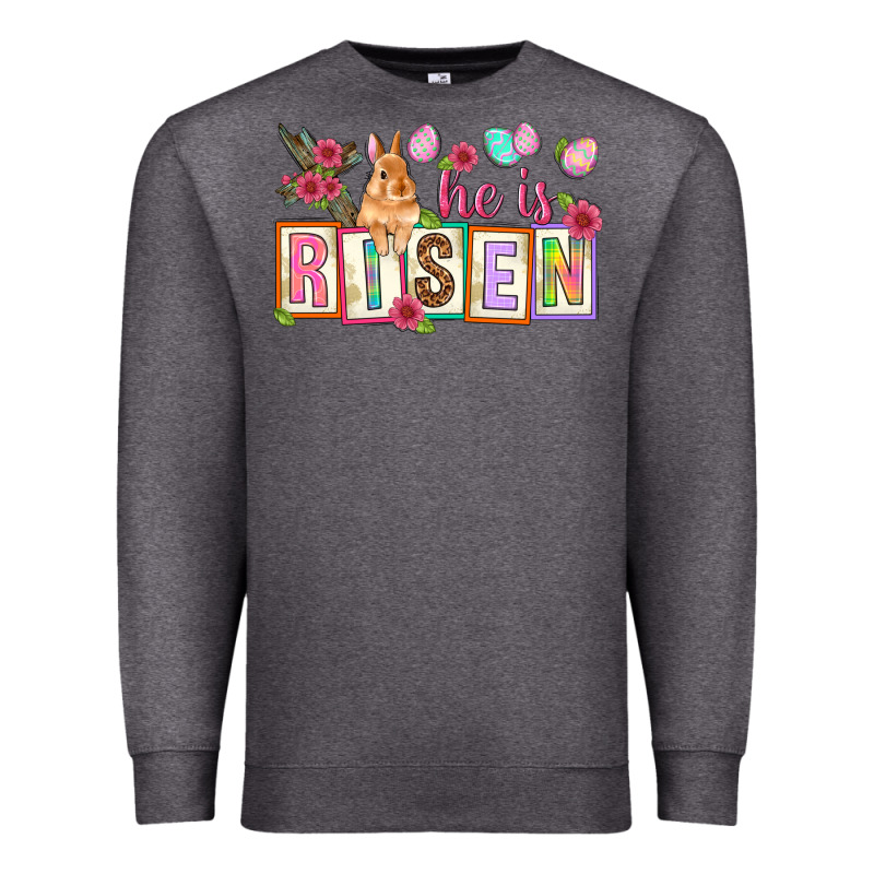 He Is Risen Premium Sweatshirt by NancyCooperArtShop | Teevron