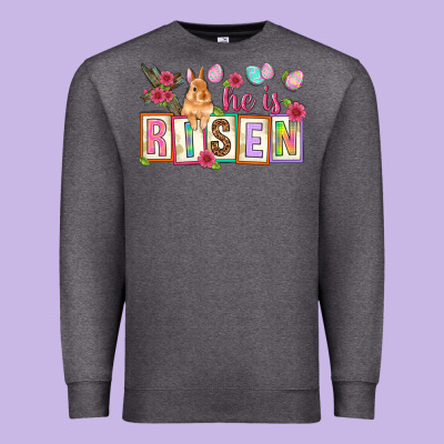 He Is Risen Premium Sweatshirt Designed By Nancycooperartshop