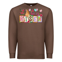 Chestnut He is risen Premium Sweatshirt - NancyCooperArtShop