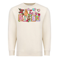 Sandshell He is risen Premium Sweatshirt - NancyCooperArtShop