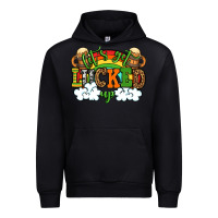 Black Let's get lucked up St. Patrick's Day Urban Hoodie - OliviaCreatesArt