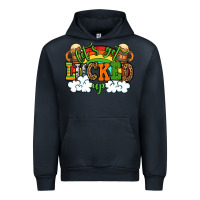 Navy Let's get lucked up St. Patrick's Day Urban Hoodie - OliviaCreatesArt