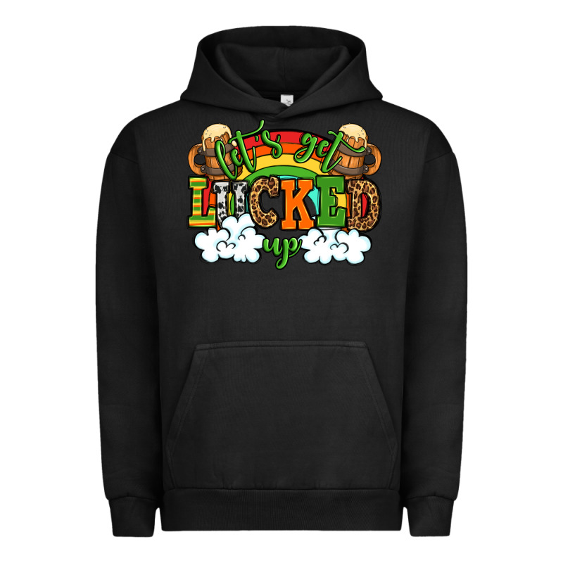 Let's Get Lucked Up St. Patrick's Day Urban Hoodie by OliviaCreatesArt | Teevron