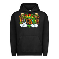 Pigment Black Let's get lucked up St. Patrick's Day Urban Hoodie - OliviaCreatesArt