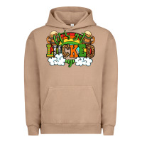 Pigment Burro Let's get lucked up St. Patrick's Day Urban Hoodie - OliviaCreatesArt