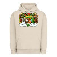Pigment French Oak Let's get lucked up St. Patrick's Day Urban Hoodie - OliviaCreatesArt