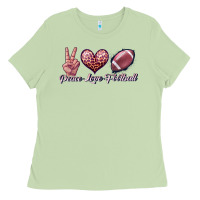 Matcha peace love football Ladies Tee - JahusDesignShop