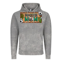 Cloud Rock soccer mom with ball and cactus and serape licanse plate Vintage Hoodie - Artiststas