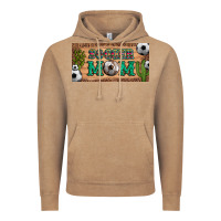 Vintage Coffee soccer mom with ball and cactus and serape licanse plate Vintage Hoodie - Artiststas