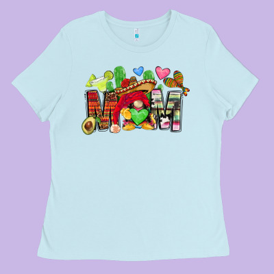 Mexican Mom Gnome Ladies Tee Designed By Cts Tumbler Store