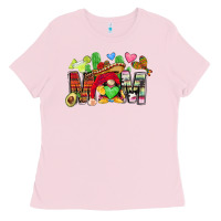 Bubblegum Pink mexican mom gnome Ladies Tee - CTS Tumbler Store