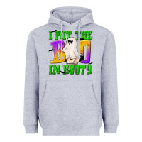 Heather Grey I Put The Boo Heavyweight Hoodie - texasbilliewilder