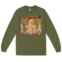 Army Green ain t going down til the sun comes up Long Sleeve Tee - MaliasSmallBusiness