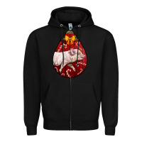 Black christmas pig Zipper Hoodie - LillyAllenDesigns