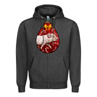 Charcoal Heather christmas pig Zipper Hoodie - LillyAllenDesigns