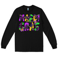 Black mardi gras Long Sleeve Tee - JahusDesignShop