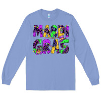 Colony Blue mardi gras Long Sleeve Tee - JahusDesignShop