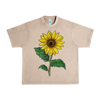 French Oak Sunray yellow sunflower Urban Heavy Tee - LillyAllenDesigns