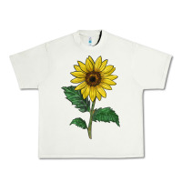 Pistachio Sunray yellow sunflower Urban Heavy Tee - LillyAllenDesigns