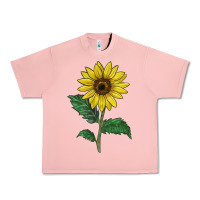 Salmon Sunray yellow sunflower Urban Heavy Tee - LillyAllenDesigns